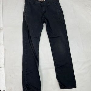 #1659 NeoBlue Gray Men’s Straight Leg Jeans | Size: 28